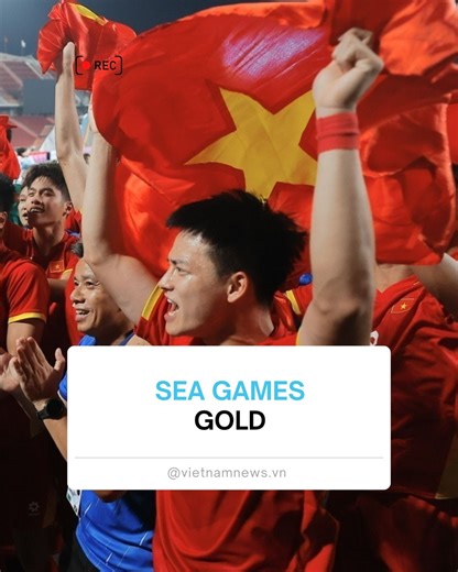 Việt Nam News on Instagram: "Vietnam are SEA Games football champions after a dramatic comeback that sealed the stunning victory against Thailand in Bangkok. The win sparked jubilent scenes on the streets of Vietnam as fans of all ages celebrated the gold medal."
