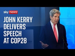 US climate envoy John Kerry delivers speech at COP28