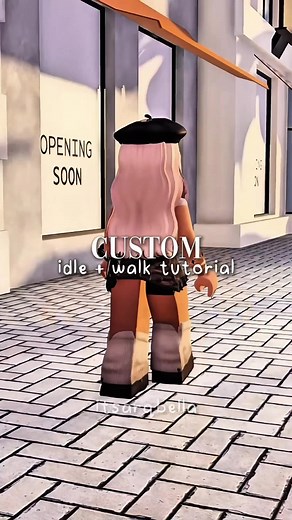 Custom Idle & Walk Tutorial on Berry Avenue