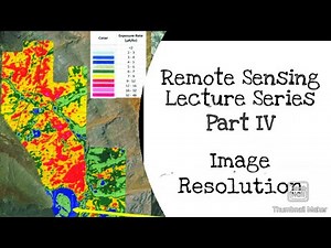Remote Sensing Lecture Series Part IV - Image Resolution