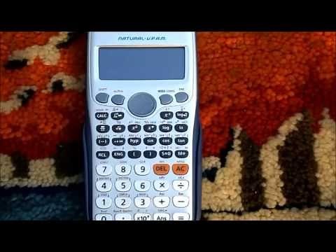 CASIO FX 570 PLUS (OR SIMILAR) CONFIGURATION