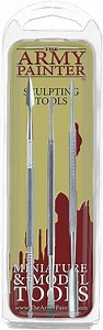 The Army Painter Sculpting Tools - Model Kit of Three Double-Sided Sculpting Clay Tools - Wargamers Modeling Clay Sculpting Tool Set, Stainless Steel, 3Pcs, 6 Tips