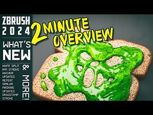 ZBrush 2024 What's New 2 Minute Overview - Knife Split, Repeat Similar, DragStamp, and more!!