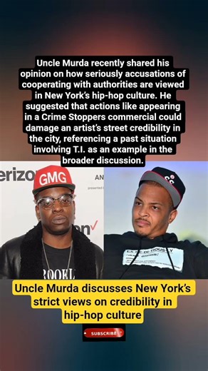 🚨 Uncle Murda Talks About “Snitching” Culture in NYC #viral #lifeisbutadream #news #rapper