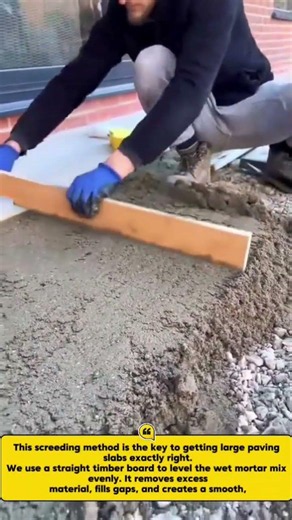 How to Screed a Mortar Bed: Perfect Level Base for Paving Slabs‎