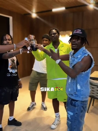 Sikagh🇬🇭 on Instagram: "#Sikaghlive🇬🇭: Global dancehall star Popcaan links up with Africa’s dancehall king, Shatta Wale, in Ghana to toast to his new project Hot Wave and celebrate how far he’s come in his career. . . . . #sikagh🇬🇭 #news #popcan #shattawale #fyp #hotwave #trend #viralvideos #exploremore #love #viral #trending #explore #explorepage #speed #ishowspeed #ghana #jamica #vybzkartel"