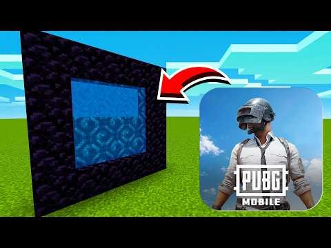 How To Make A Portal To Pubg Mobile in Minecraft!