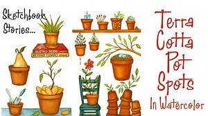 Paint Realistic Terra Cotta with Watercolor | Jessica Wesolek | Skillshare