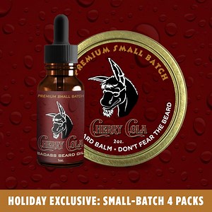 5.2K views · 38 reactions | Fan-favorite small-batch beard oils are BACK—but only for a short time! This exclusive 4-pack features our most loved, small-batch scents. Perfect for sampling each one or stocking up on your favorite. Once they’re gone, they’re gone for good—don’t miss your chance to treat your beard to the best. | Badass Beard Care | Facebook