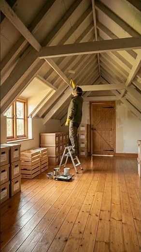 Dirty Attic Cleanup Transformation (Insane Before & After) | ASMR Deep Cleaning