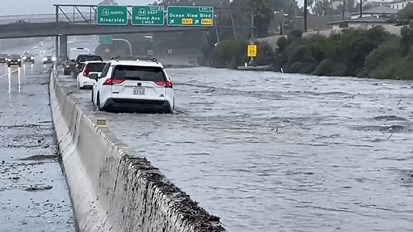 Historic storm prompts road closures, school closures, major flooding in San Diego County