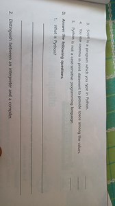 Script is a program which you type in Python. \qquadYou use co... | Filo