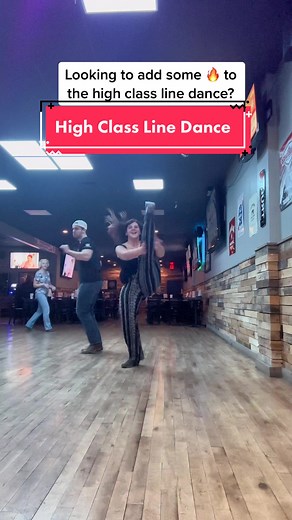 High Class Line Dance with High Kicks