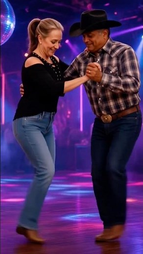 Beautiful Couple Just OWNED the Dance Floor 😱 Texas Two-Step” #Dance #couple #night