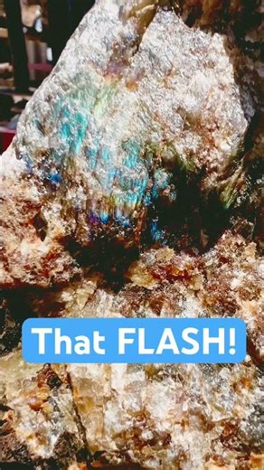 It was either Dinner… or this 23-lb Labradorite ROCK. 😬🪨✨The rock won. 😂