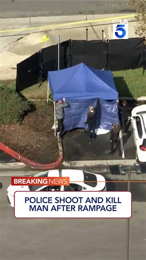 110K views · 564 reactions | Corona police officers shot and killed a man allegedly armed with a tire iron early Tuesday morning. Police said they received reports just after 12:15 a.m. and responded to the intersection of McKinley Street and Promenade Avenue after the man allegedly swung the tire iron at passing vehicles. #police #shooting #corona #BreakingNews | KTLA 5 News | Facebook