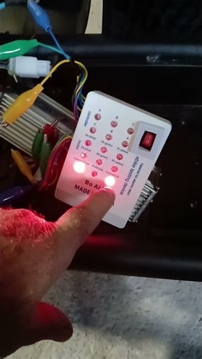 Testing the CityCoco controller with the scanner.