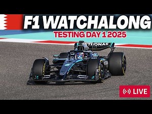 🔴 F1 Live: Pre-Season Testing Day 1 - Watchalong + Commentary + Data