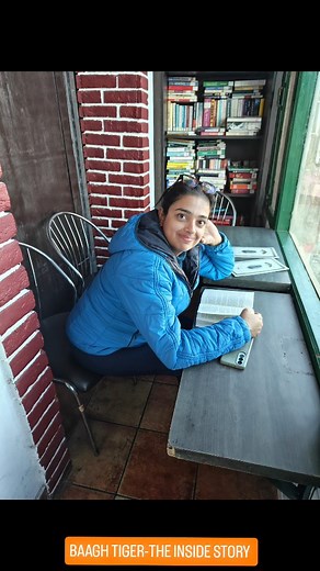 Abhishek Ray on Instagram: "A quaint mountain bookstore & folks with eclectic taste ! BAAGH TIGER- THE INSIDE STORY at #BNM books, The Landour Book Store & Cafe #bookstores #bookstorevisit #mountains #himalayas"