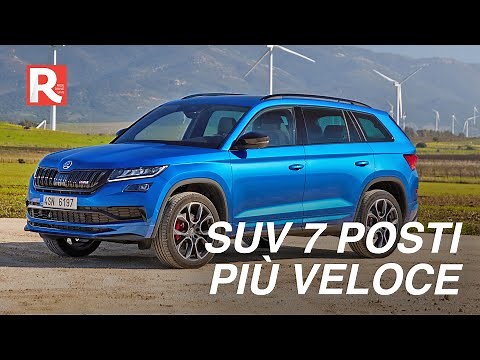 Skoda Kodiaq RS, the test of the fastest 7-seater SUV