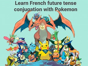 french simple future tense exercises with pokemon