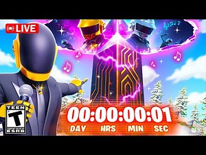 *NEW* FORTNITE DAFT PUNK CONCERT LIVE EVENT RIGHT NOW!! SEASON 4 EVENT, NEW MAP, & MORE! (LIVE)