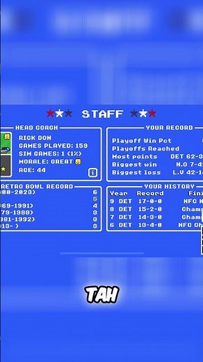 Dropping 62 points in Retro Bowl #RetroBowl #Gaming #Football #Record