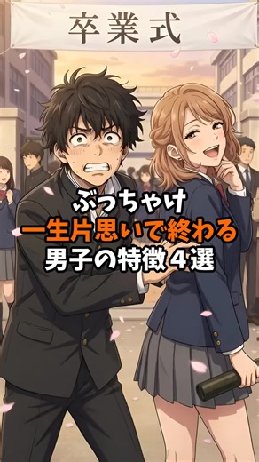 ぶっちゃけ一生片思いで終わる男子の特徴4選#恋愛 #恋愛心理学 #恋愛あるある