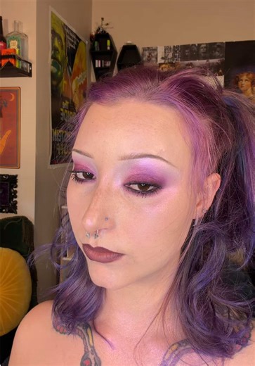 Grungy Purple & Pink Alt Makeup Tutorial