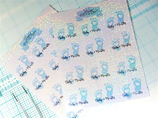 Baby's Months Stickers | Scrapbooking | Photo Album - Etsy