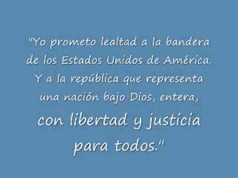 Pledge of Allegiance in Spanish