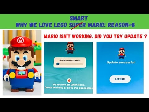 HOW to UPDATE LEGO SUPER MARIO (71360) THROUGH BLUETOOTH IN MARIO APP | I TOLD YOU IT IS SMART