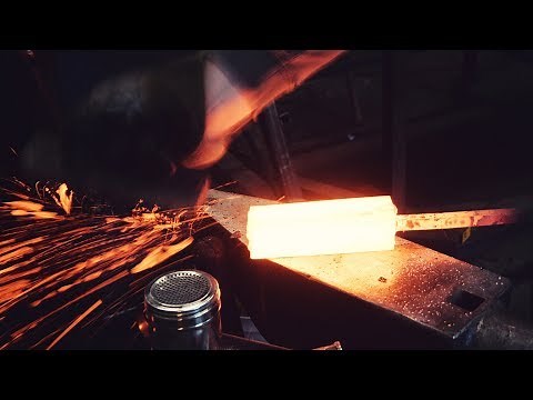 Forging A Viking Broad Seax (Breitsax Ep .1)