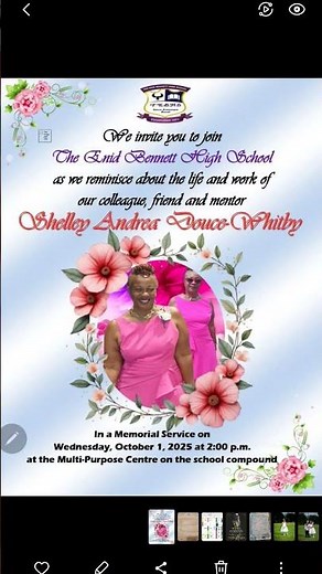 Memorial Service for Shelly Andrea Douce Whitby