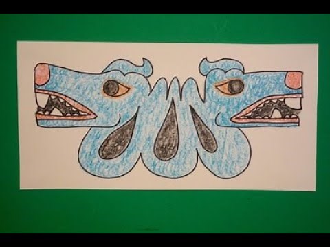 Let's Draw a Double Headed Aztec Serpent!