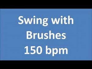 Drum Loops for Practice Swing With Brushes 150 bpm