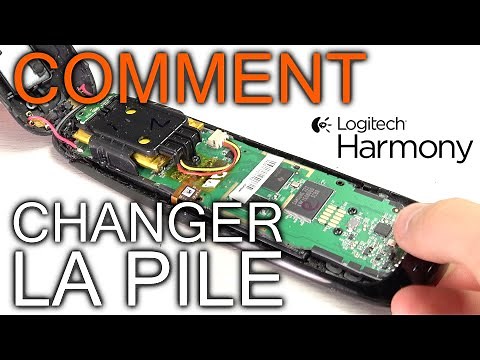 Comment Changer la Pile dans une Télécommande Harmony Touch / Ultimate / Elite