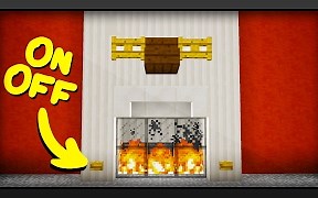 【建筑教程】带你建造一个可以工作的壁炉!