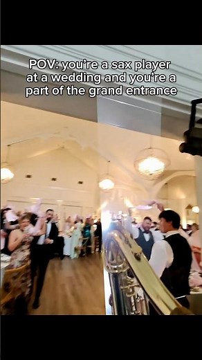 Over 9M views across YouTube, TT & IG🤯 THANK YOU!❤️ #wedding #saxophone #weddingsax #grandentrance