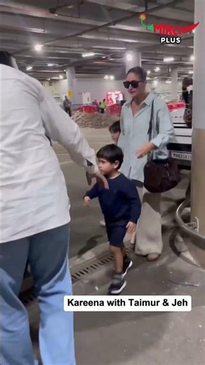 Kareena Kapoor Spotted with Taimur & Jeh 😍#MirchiPlus #bollywood #KareenaKapoorKhan #taimuralikhan