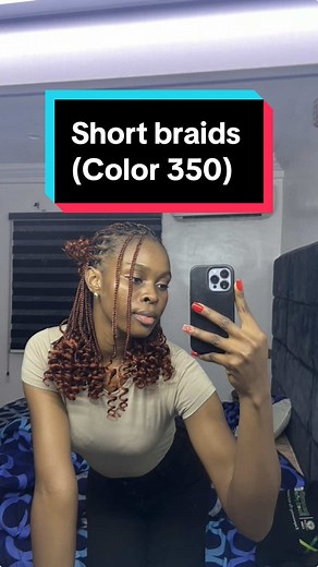 Short Braids: Embrace Color 350 for a Fresh Look