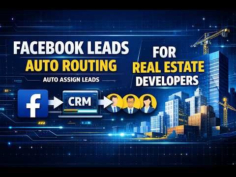 Facebook Leads to CRM Automatically | Lead Routing for Real Estate Developers.