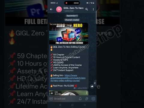GIGL Zero To Hero Editing Course