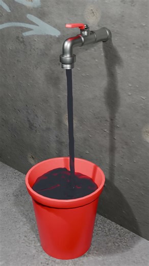 Water Particles in blender #shorts #water