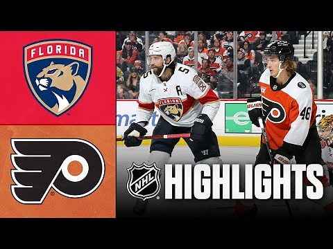 NHL Highlights | Panthers vs. Flyers | October 13, 2025