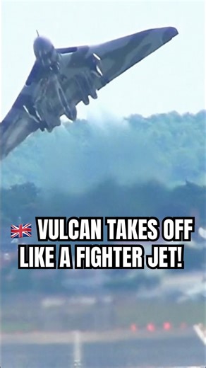 🇬🇧 Vulcan Bomber - Fighter Jet Style Takeoff! #aviation #fighterjet #fyp