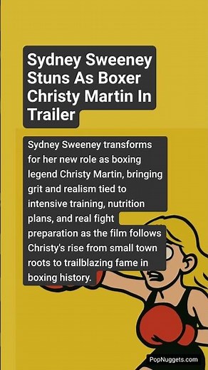Sydney Sweeney stuns as boxer Christy Martin in trailer