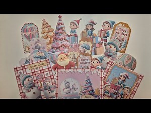 Holiday Cards, Tags & Ephemera - Tips for Creating Using Stamperia's Candy Christmas Collection