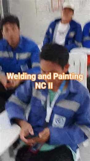 Welding NC II takers from ETrAC and painting NC II takers from Fabshop #training #TESDAAccredited | Norberto Prudente