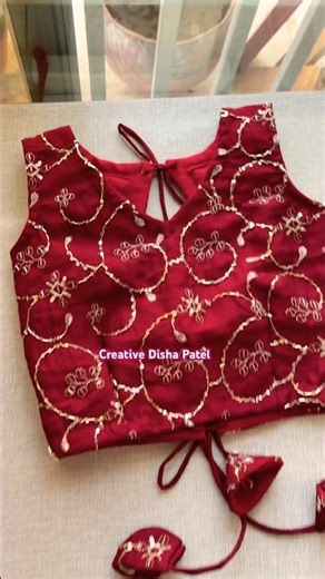 Baby girl blouse stitching 🥰￼👌 #shorts #youtubeshorts #creativedishapatel #blouse